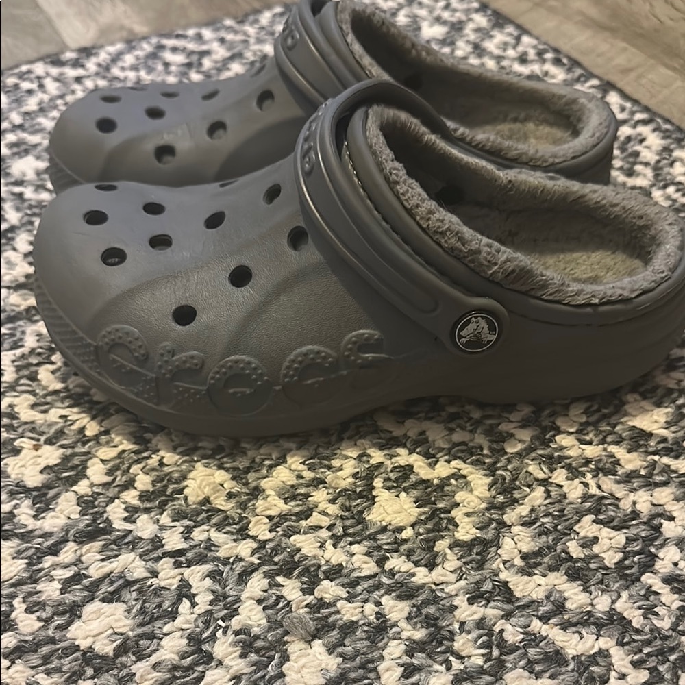 CROCS Kids' Charcoal Gray
